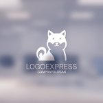 画像14: 可愛い柴犬のロゴ (14)