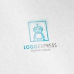 画像6: 可愛いロボットのロゴ (6)