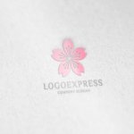 画像6: シンプルな桜のロゴ (6)