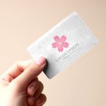 画像10: シンプルな桜のロゴ (10)