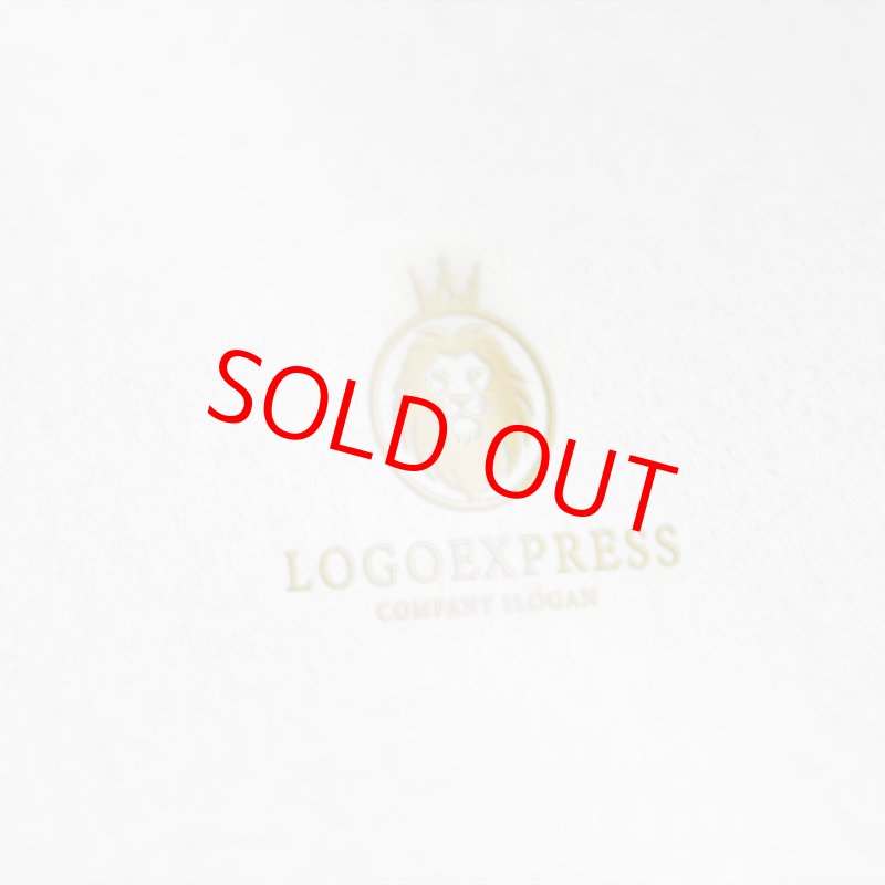 画像6: 王冠とライオンの高級紋章ロゴ (6)