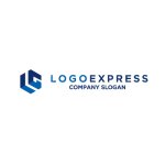 画像2: LGを組み合わせた大胆な六角形のロゴ (2)
