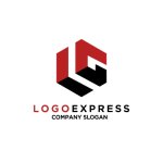 画像3: LGを組み合わせた大胆な六角形のロゴ (3)