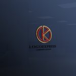 画像11: Kの文字を重ねた高級ロゴ (11)