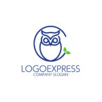 画像3: Cの文字とフクロウの自然ロゴ (3)