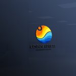 画像11: 太陽と海をイメージした円形ロゴ (11)