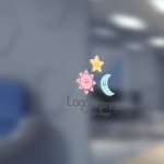 画像5: かわいい太陽・星・月のロゴ (5)