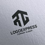 画像16: RGを組み合わせた六角形の家ロゴ (16)