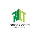 画像3: RとLとTを組み合わせた建築ロゴ (3)