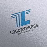 画像16: T, L, Cを組み合わせたモダンロゴ (16)