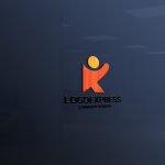 画像11: "K"の字と手を振る人型のロゴ (11)