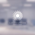 画像14: ゴージャスな太陽と月のロゴ (14)