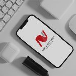 画像15: Modern strong N logo (15)