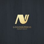 画像13: Modern strong N logo (13)
