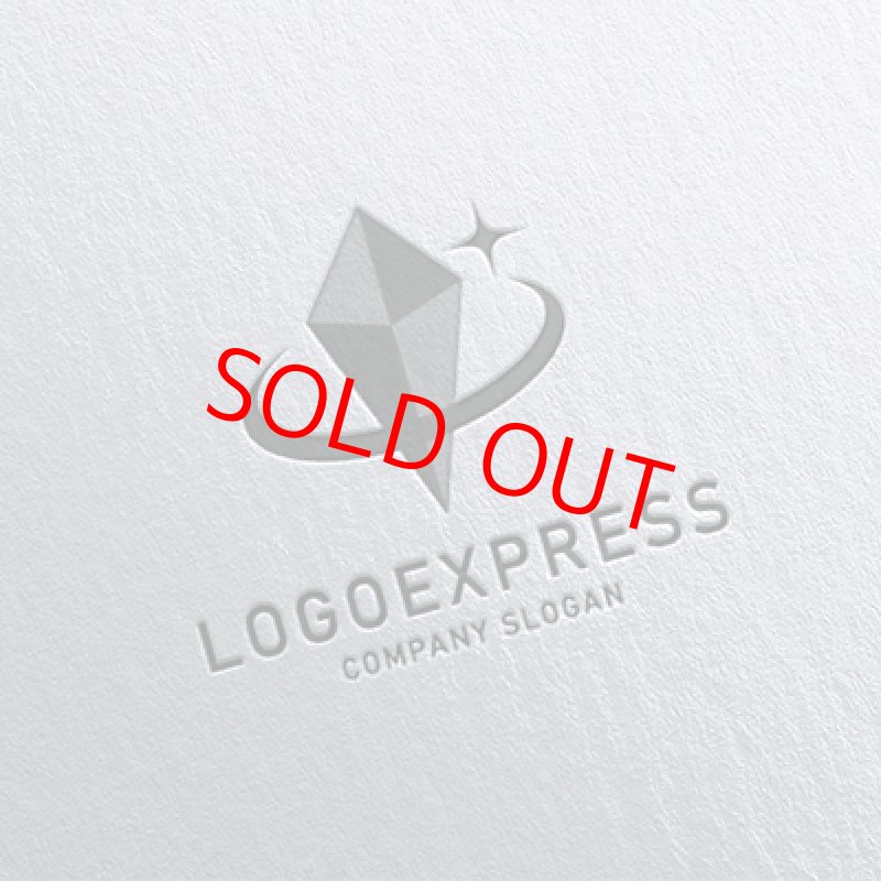 画像16: ダイヤモンドと星のスタイリッシュなロゴ (16)