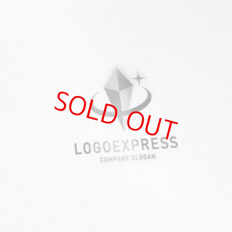 画像6: ダイヤモンドと星のスタイリッシュなロゴ (6)