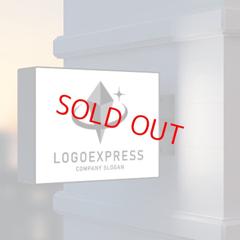 画像9: ダイヤモンドと星のスタイリッシュなロゴ (9)