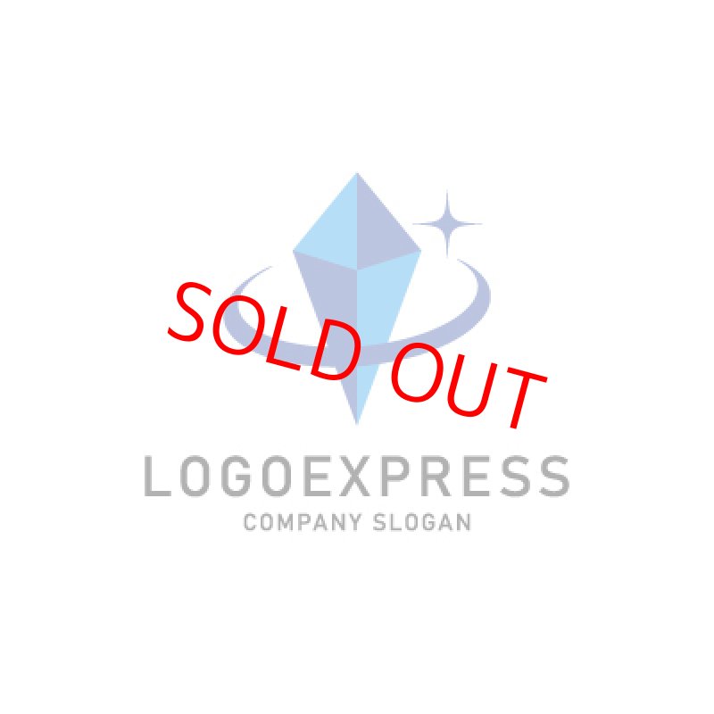 画像3: ダイヤモンドと星のスタイリッシュなロゴ (3)