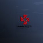 画像11: 幾何学的なBの組み合わせのロゴ (11)
