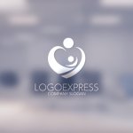 画像14: 母と子の愛情を表現したハートのロゴ (14)