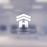 画像14: Hの文字と家を組み合わせたロゴ (14)