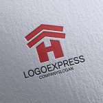 画像16: Hの文字と家を組み合わせたロゴ (16)