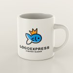 画像8: 王冠をかぶった魚のロゴ (8)