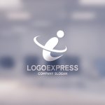 画像14: 軌道と「i」を組み合わせた躍動感のあるロゴ (14)