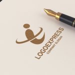 画像12: 軌道と「i」を組み合わせた躍動感のあるロゴ (12)