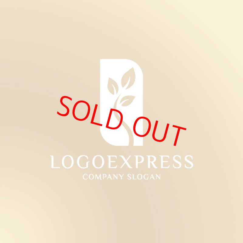 画像4: 葉っぱが描かれたエレガントなロゴ (4)