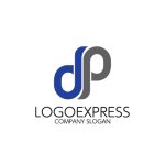 画像3: DとPを組み合わせたスタイリッシュなロゴ (3)
