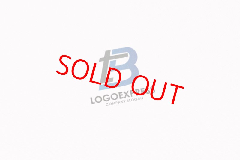 画像4: クールな T と B のロゴ (4)