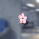 画像5: 優しいピンク色の桜をあしらったロゴ (5)