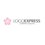 画像2: 優しいピンク色の桜をあしらったロゴ (2)