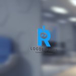 画像5: ロボット顔が可愛いRのロゴ (5)