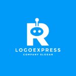 画像4: ロボット顔が可愛いRのロゴ (4)