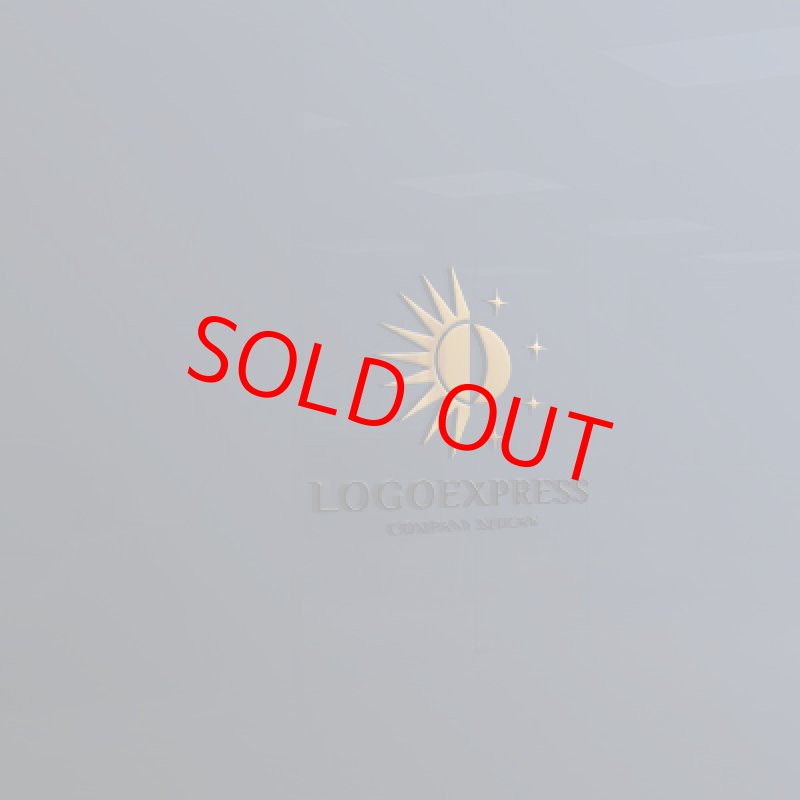 画像11: 太陽と月と星が輝く神秘的なロゴ (11)