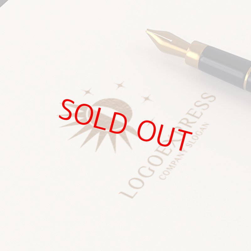 画像12: 太陽と月と星が輝く神秘的なロゴ (12)