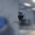 画像5: 愛らしいフクロウが手を振るロゴ (5)