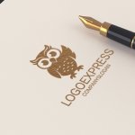 画像12: 愛らしいフクロウが手を振るロゴ (12)