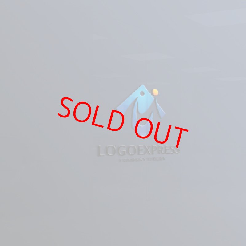 画像11: 未来的なMの人々が手をつなぐロゴ (11)