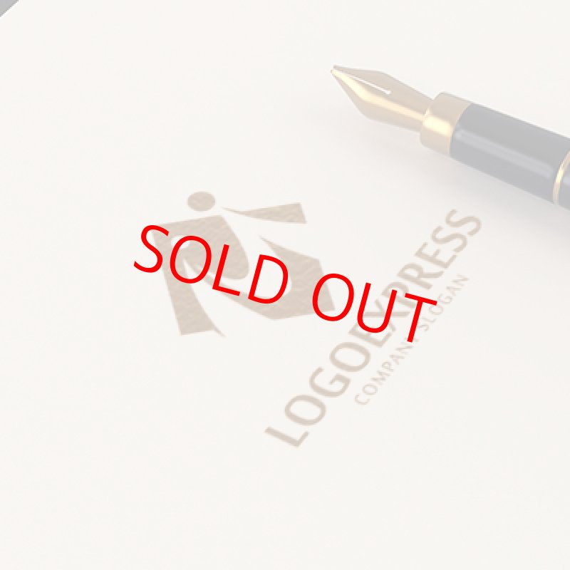 画像12: 未来的なMの人々が手をつなぐロゴ (12)