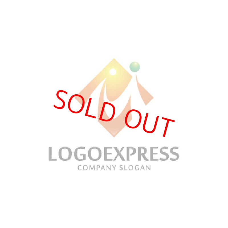 画像3: 未来的なMの人々が手をつなぐロゴ (3)