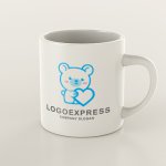 画像8: ハートを抱くクマのロゴ (8)
