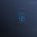 画像11: ハートを抱くクマのロゴ (11)