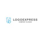 画像2: ハートを抱くクマのロゴ (2)