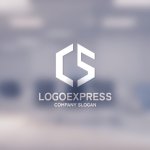 画像14: 信頼と技術を融合させたCS六角形ロゴ (14)