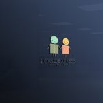 画像11: 子供と子供と手をつないでいるロゴ (11)