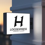 画像9: 角度のついたシャープなHロゴ (9)