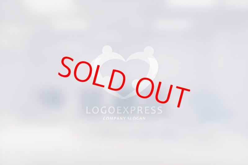 画像12: ハートと人のつながりを表現したロゴマーク (12)